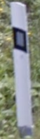 Rear of Slovak bollard